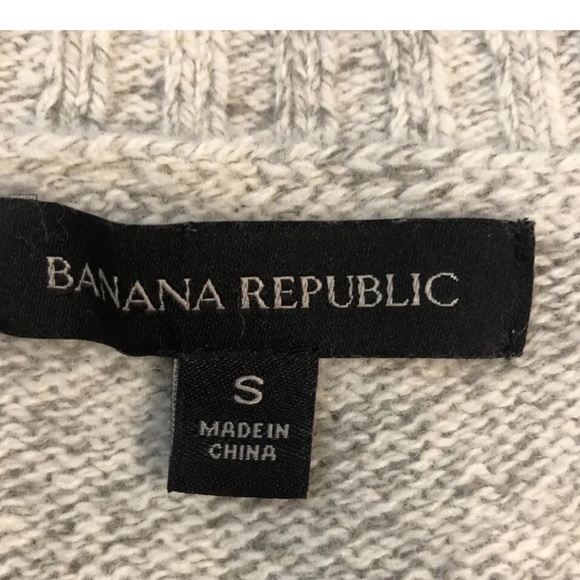 Women’s Banana Republic Gray Pullover Sweater Size S - Picture 4 of 4
